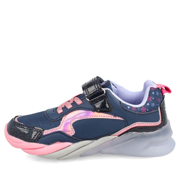 Zapatilla Con Luces Ni&ntilde;a Bubblegummers Candy Light  , MULTICOLOR
