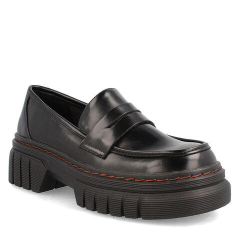 Mocas&iacute;n Mujer Bata Martina , NEGRO