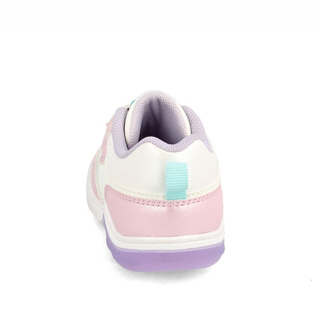 Zapatilla Con Luces Ni&ntilde;a Bubblegummers Tokio   , PLATA
