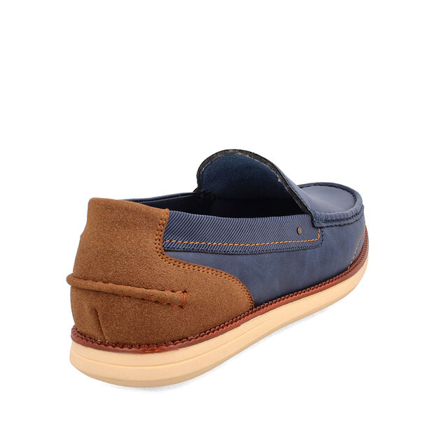 Mocas&iacute;n Hombre Bata Nautilus   , AZUL