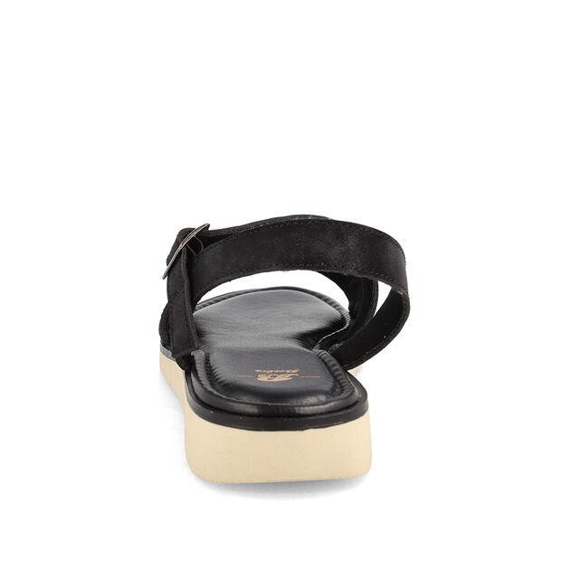Sandalia Mujer Bata Country , NEGRO