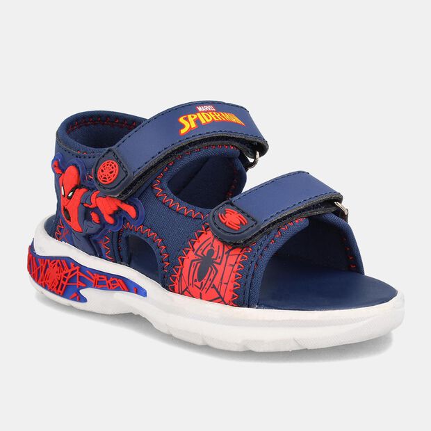 Sandalia con Luces Ni&ntilde;o Bubblegummers Spiderman 4 , MORADO