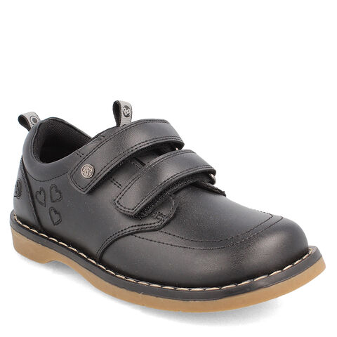 Zapato Escolar Ni&ntilde;a Bubblegummers Baby Star , NEGRO