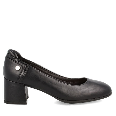 Zapato Mujer Bata Comfit Floral, NEGRO