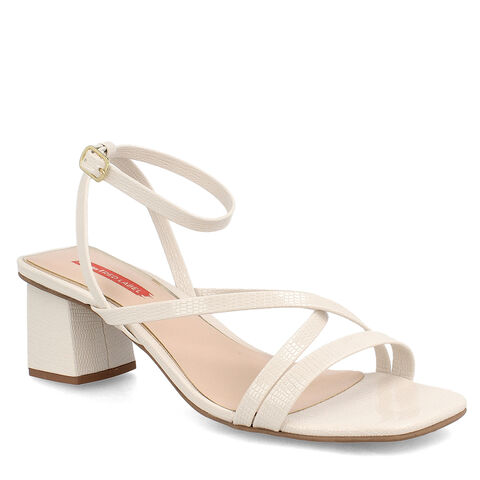 Sandalia Mujer Bata Red Label Lirio, AMARILLO