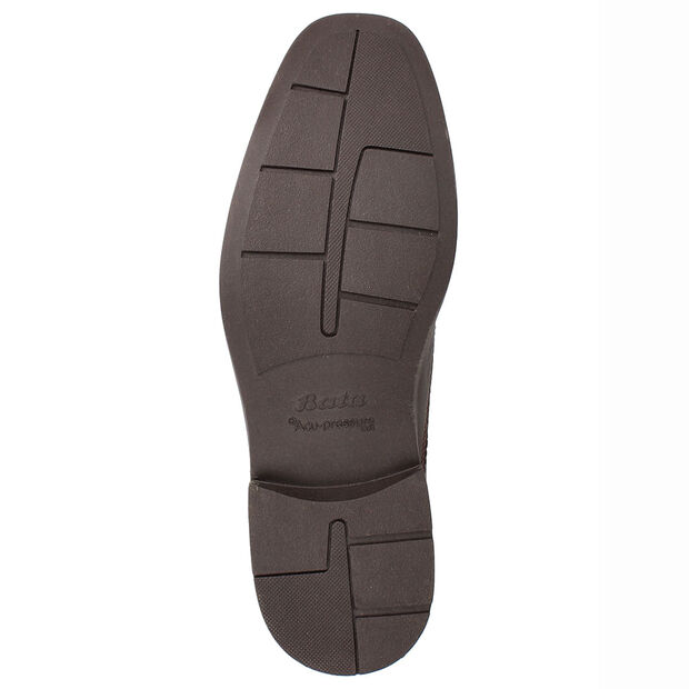Zapato Cuero Bata Comfit Hombre Timo  , ARENA OSCURA