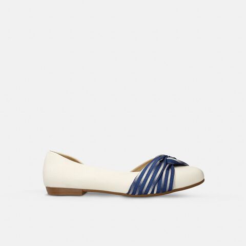Baletas Para Mujer Bata Talco-Azul Jazir, 