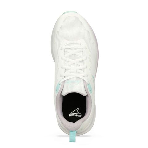 Tenis Deportivos Para Mujer Power Blanco-Lila Raider Xtra, 
