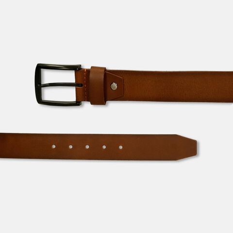 Cinturón Para Hombre Bata Negro Malic, 