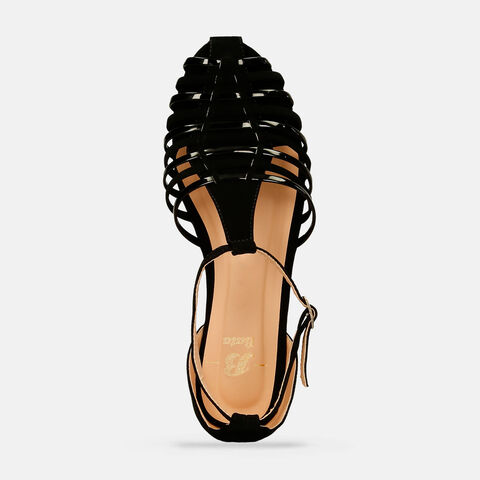 Baletas Para Mujer Bata Negro Jardin, 