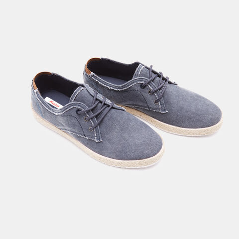 Men's Canvas Sneakers, Blue