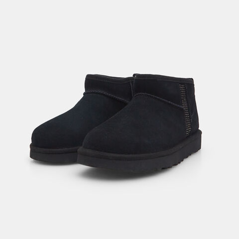 Bottines pour femme Ugg Classic Ultra Mini Bling, Noir