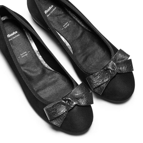 Ballerines Femmes BATA Élégantes et Confortables, Noir