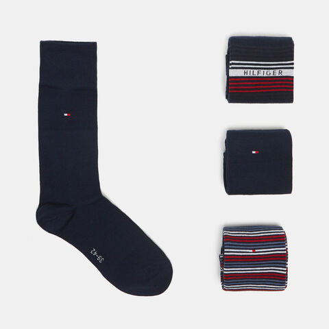 Tommy Hilfiger Men's Socks, Multipack, Blue