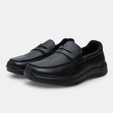 Men's Bata Comfit Leather Moccasin, Black