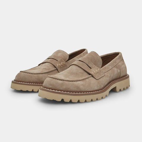 Herren Suede Mokassin Bata Red Label, Beige