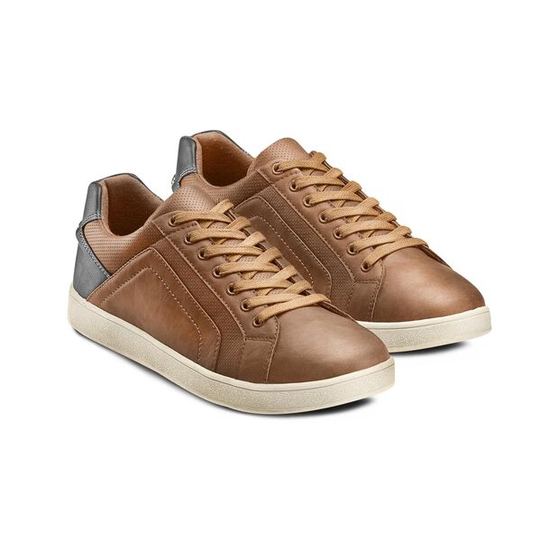 Zapatillas de Hombre BATA con Cordones y Velcro, Marrón