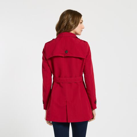 Gabardina de mujer, Rojo