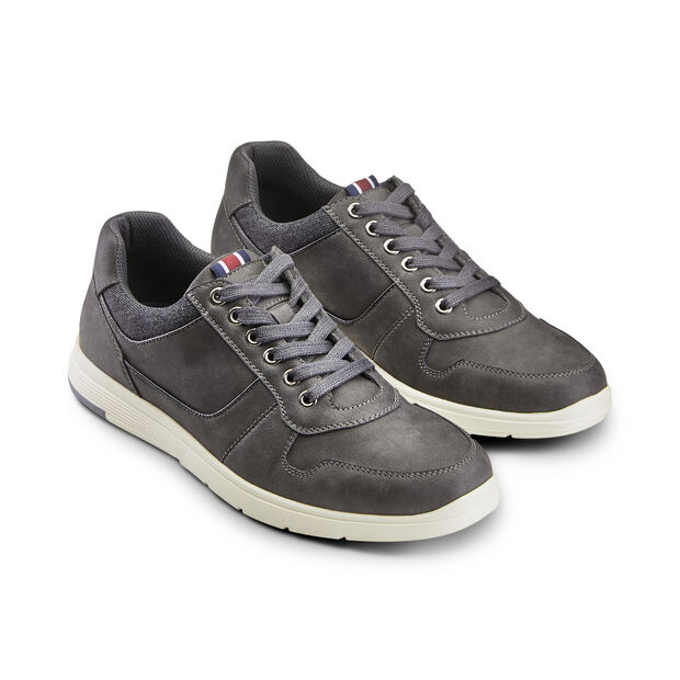 Zapatillas de Hombre BATA con Cordones y Velcro, Gris