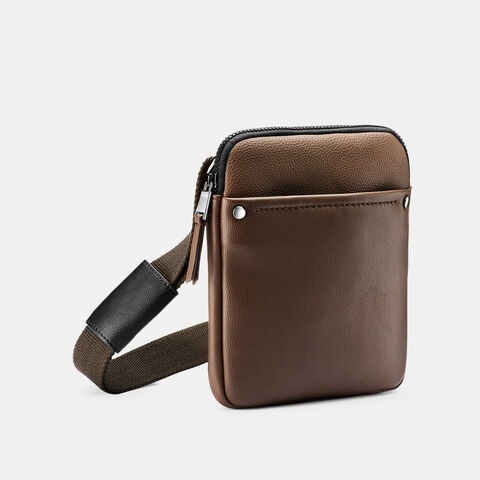 Bandolera para hombre, Marrón