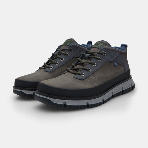 Sneakers pour homme en cuir suédé Bugatti, Gris