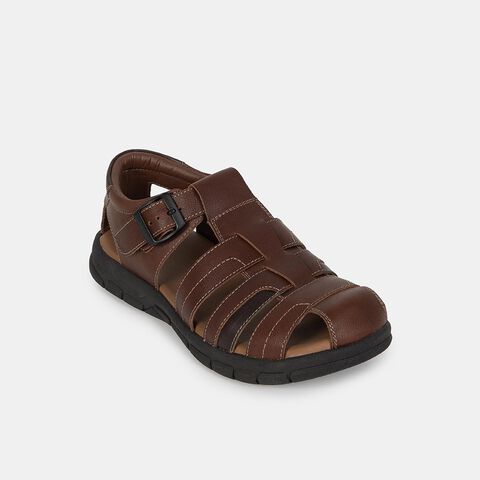 Sandalias Casuales Hombre Bata , Caramelo Oscuro