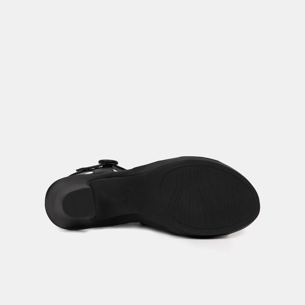 Sandalias Casuales Mujer Bata Comfit , Negro