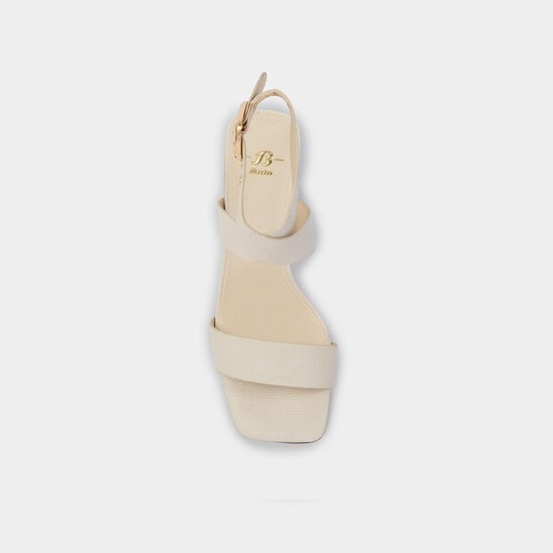 Sandalias Casuales Mujer Bata , Off White
