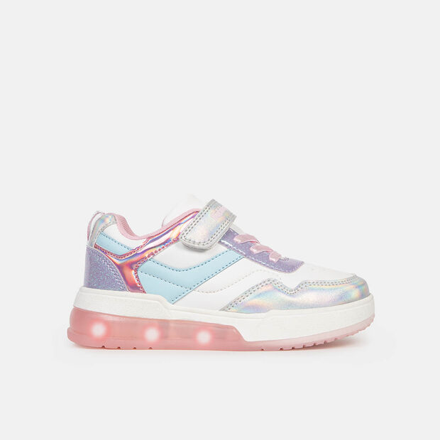 Zapatillas Con Luces Infantil Ni&ntilde;a Bubblegummers , Blanco
