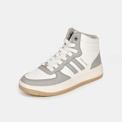 Zapatillas Urbanas Mujer North Star , Gris Claro