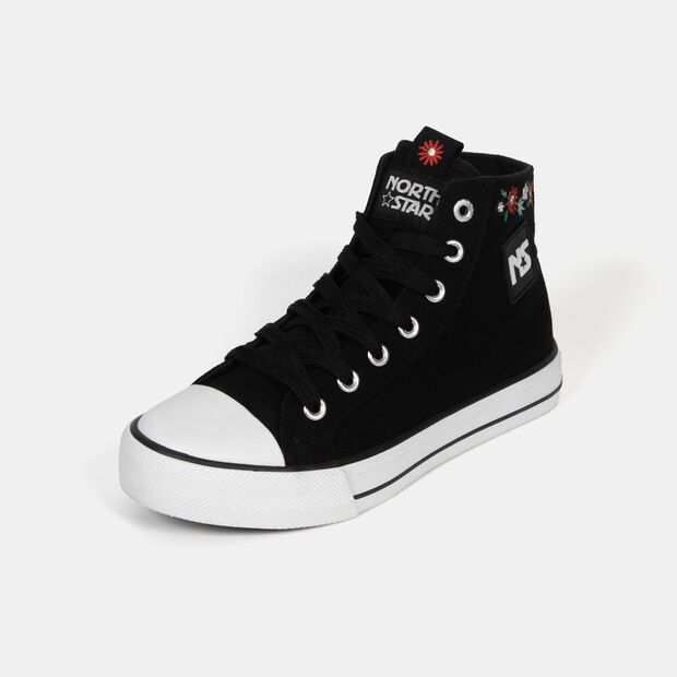 Zapatillas Urbanas Junior Ni&ntilde;a North Star , Negro