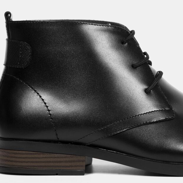 Botines Casuales Hombre Bata , Negro