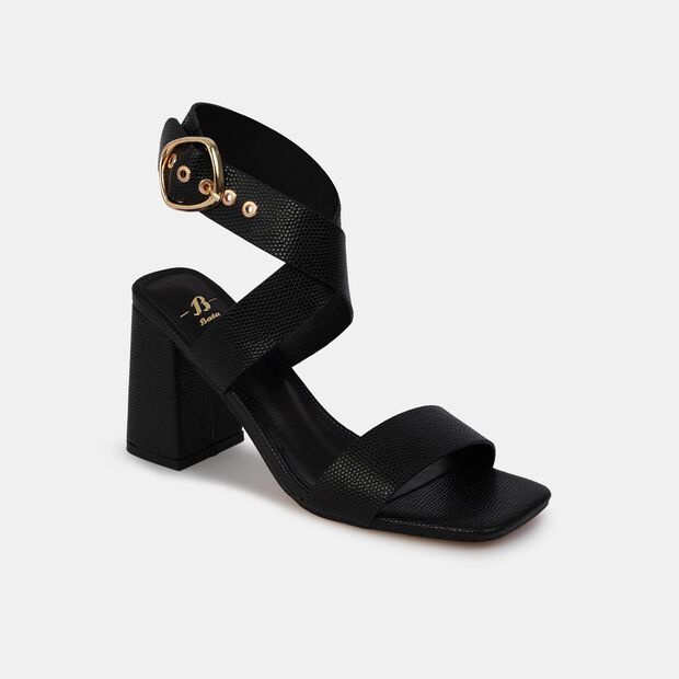 Sandalias Casuales Mujer Bata , Negro