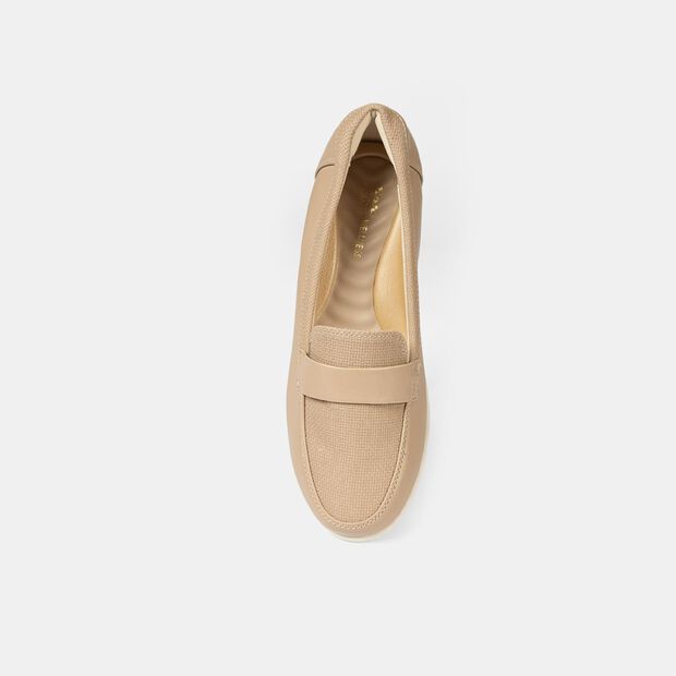 Mocasines Mujer Bata Comfit Anna, Beige