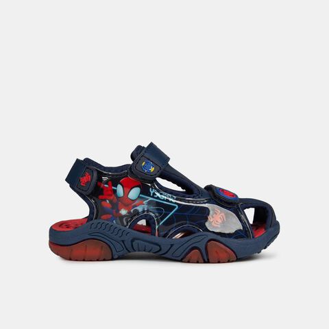 Sandalias Infantil Niño Marvel , Negro